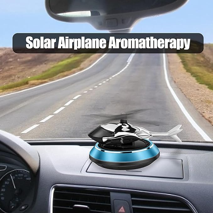 Solar Helicopter Car Air Freshener